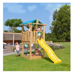 Jungle Gym Hut legetårn komplet ekskl. rutschebane