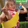 Jungle Gym Sling Swing letvægtssæde, gul, komplet kit