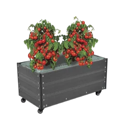 Kapilærskjuler HORTUS inkl. hjul, WPC 36 x 50 x 90 cm