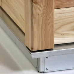 KGT Woody 210 højbed i træ, 214 x 99 x 79 cm
