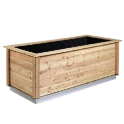 KGT Woody 210 højbed i træ, 214 x 99 x 79 cm