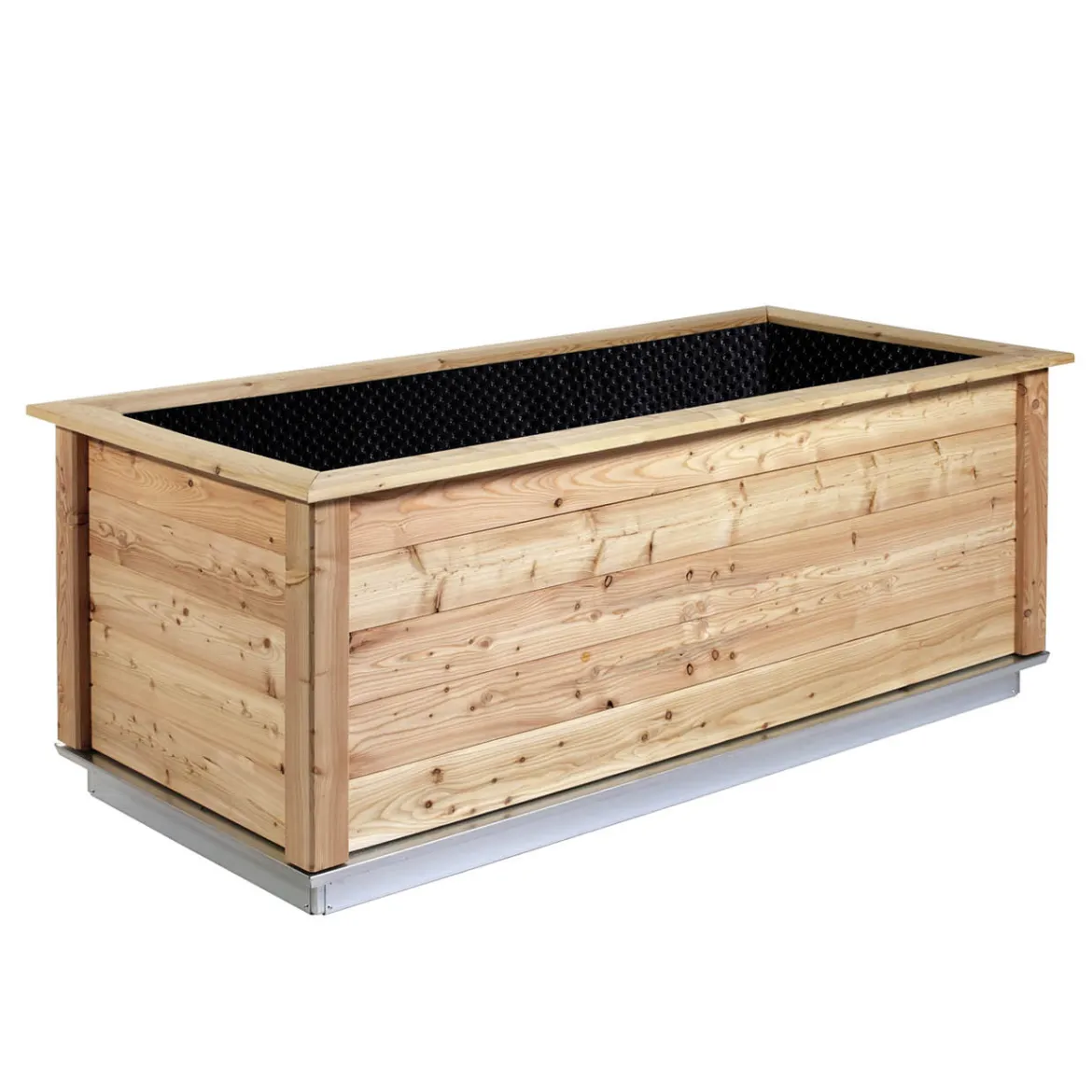 KGT Woody 210 højbed i træ, 214 x 99 x 79 cm