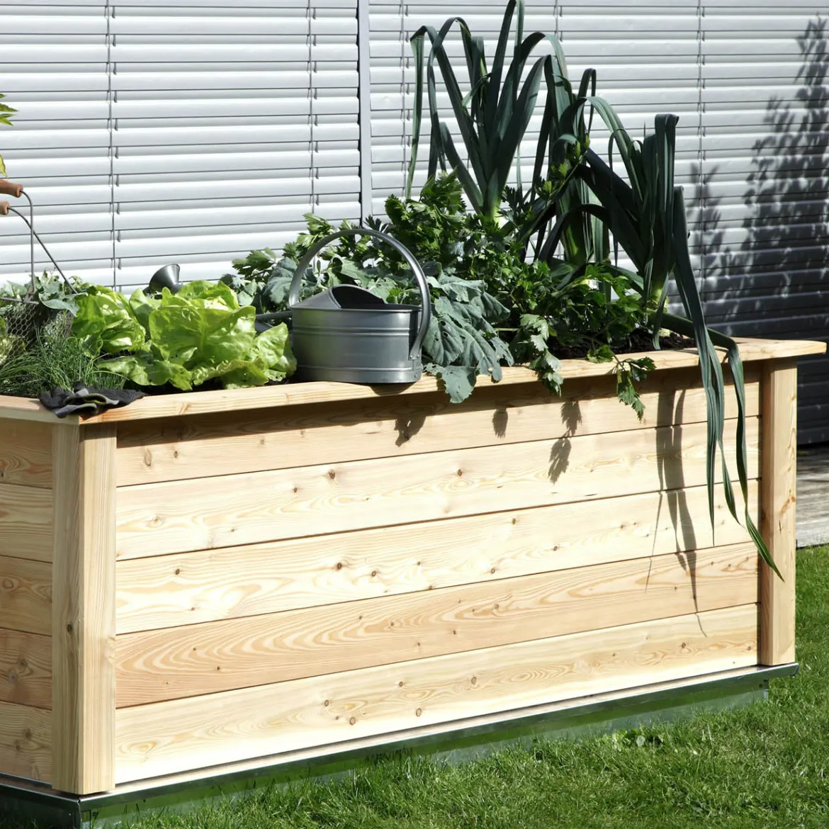 KGT Woody 210 højbed i træ, 214 x 99 x 79 cm