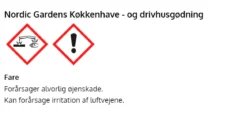 Køkkenhave og drivhus gødning - 1 liter