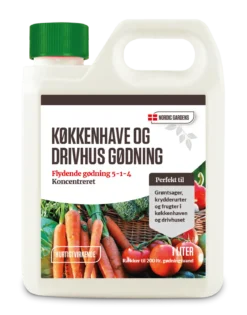 Køkkenhave og drivhus gødning - 1 liter