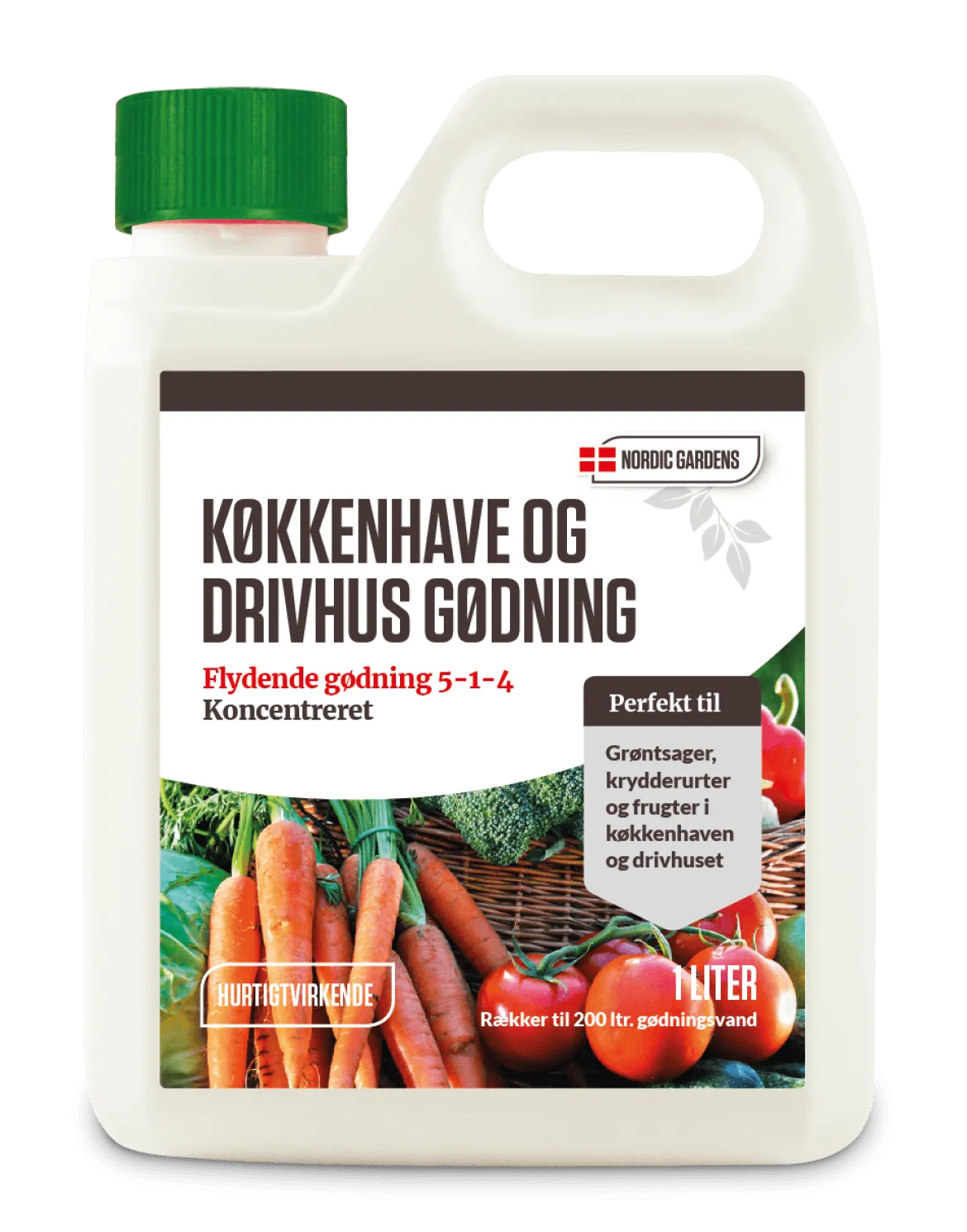 Køkkenhave og drivhus gødning - 1 liter