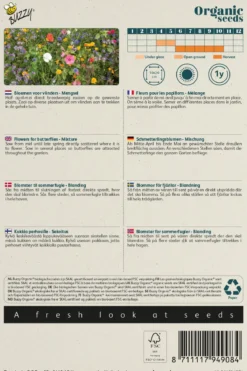 Økologiske Blomsterfrø "Sommerfugleblanding"