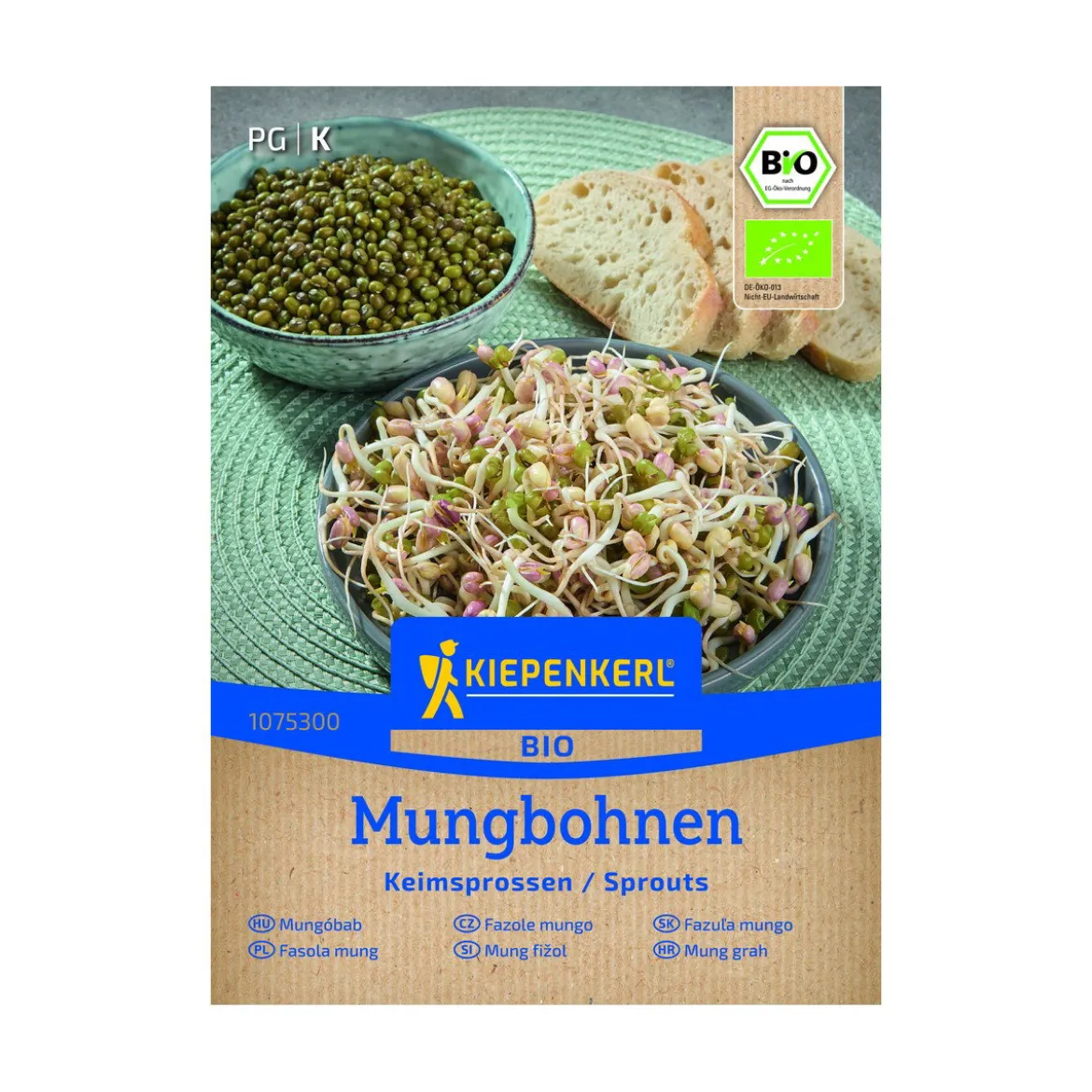 Økologiske Spirefrø Mungbønne - 75 g