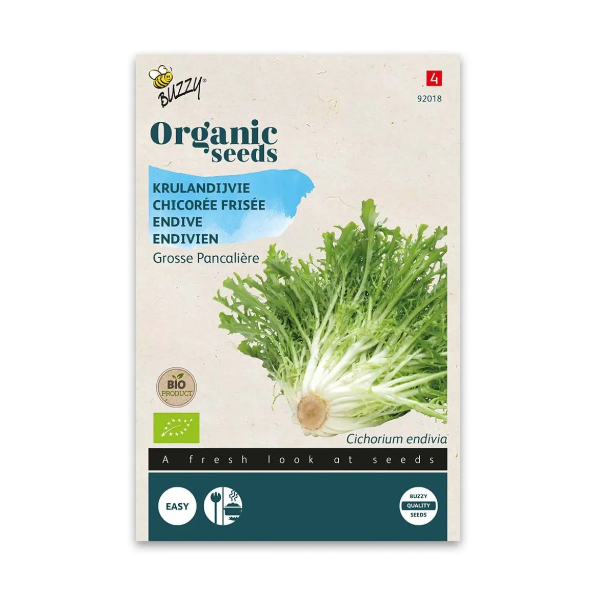 Økologisk Frisée salat frø, Grosse Pancali
