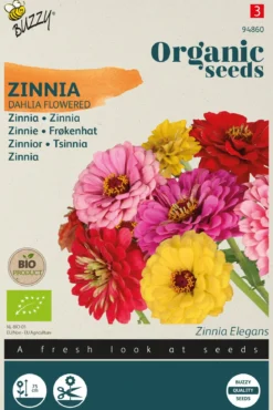 Økologisk Frøkenhat frø "Dahlia Flowered"