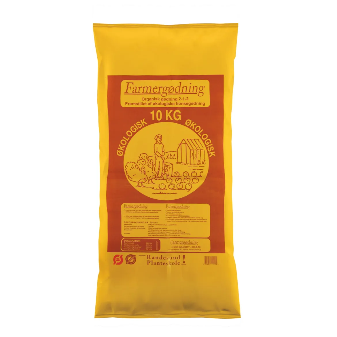 Økologisk Hønsegødning granulat - 10 kg