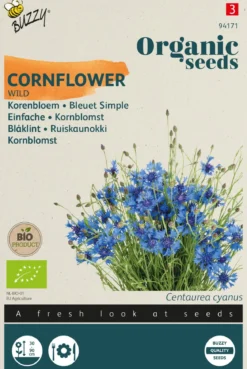 Økologisk Kornblomst frø "Wild"