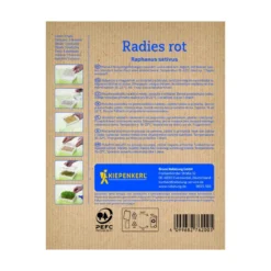 Økologisk Mikrogrøntpude Rød Radise - 3 stk.