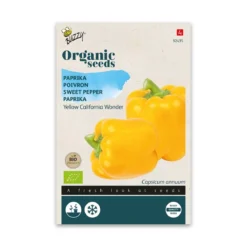 Økologisk Peberfrugt gul frø, Yellow California Wonder
