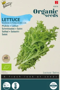 Økologisk Pluksalat frø, Bionda a faglia riccia