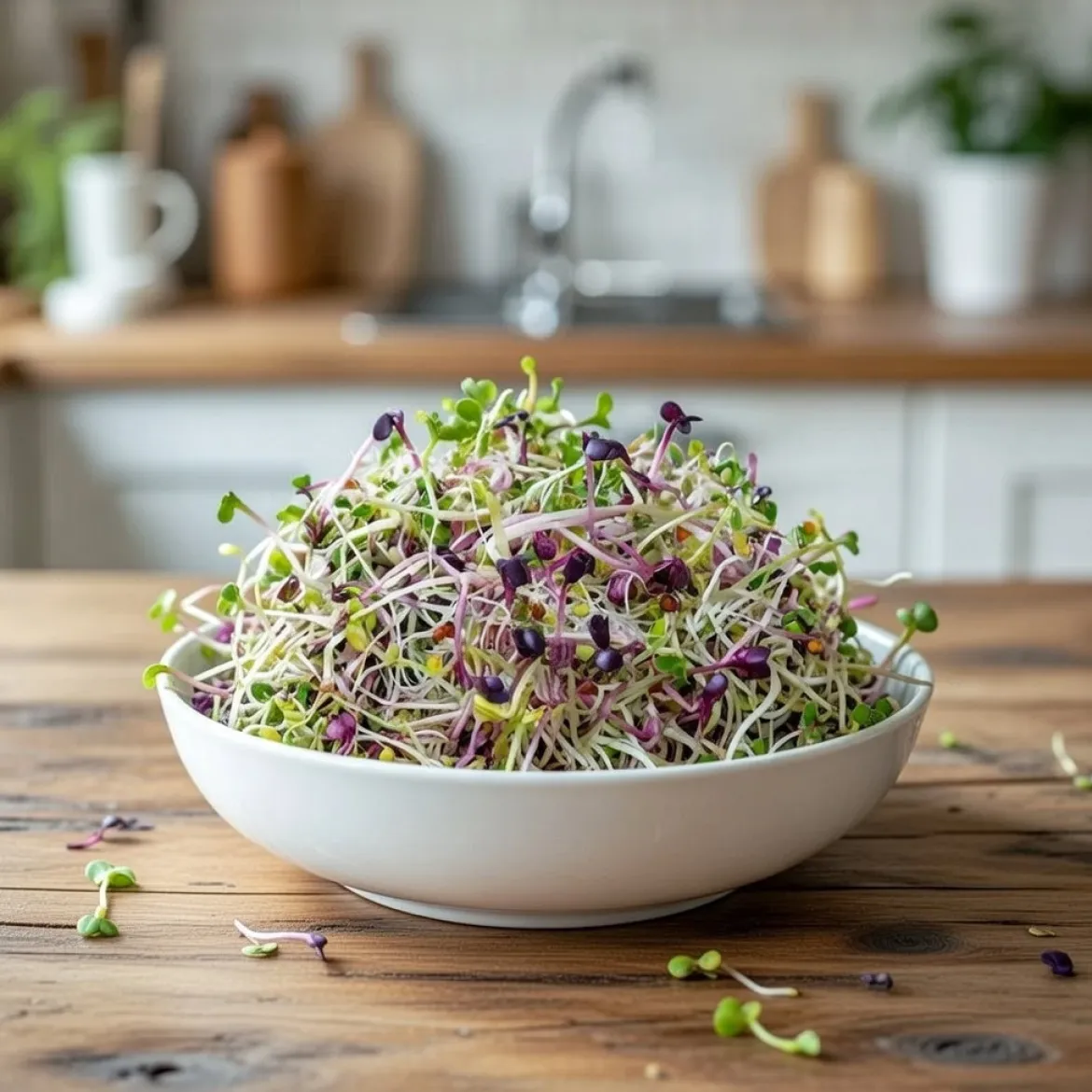 Økologisk spicy salatmix spirer frø - 30 g