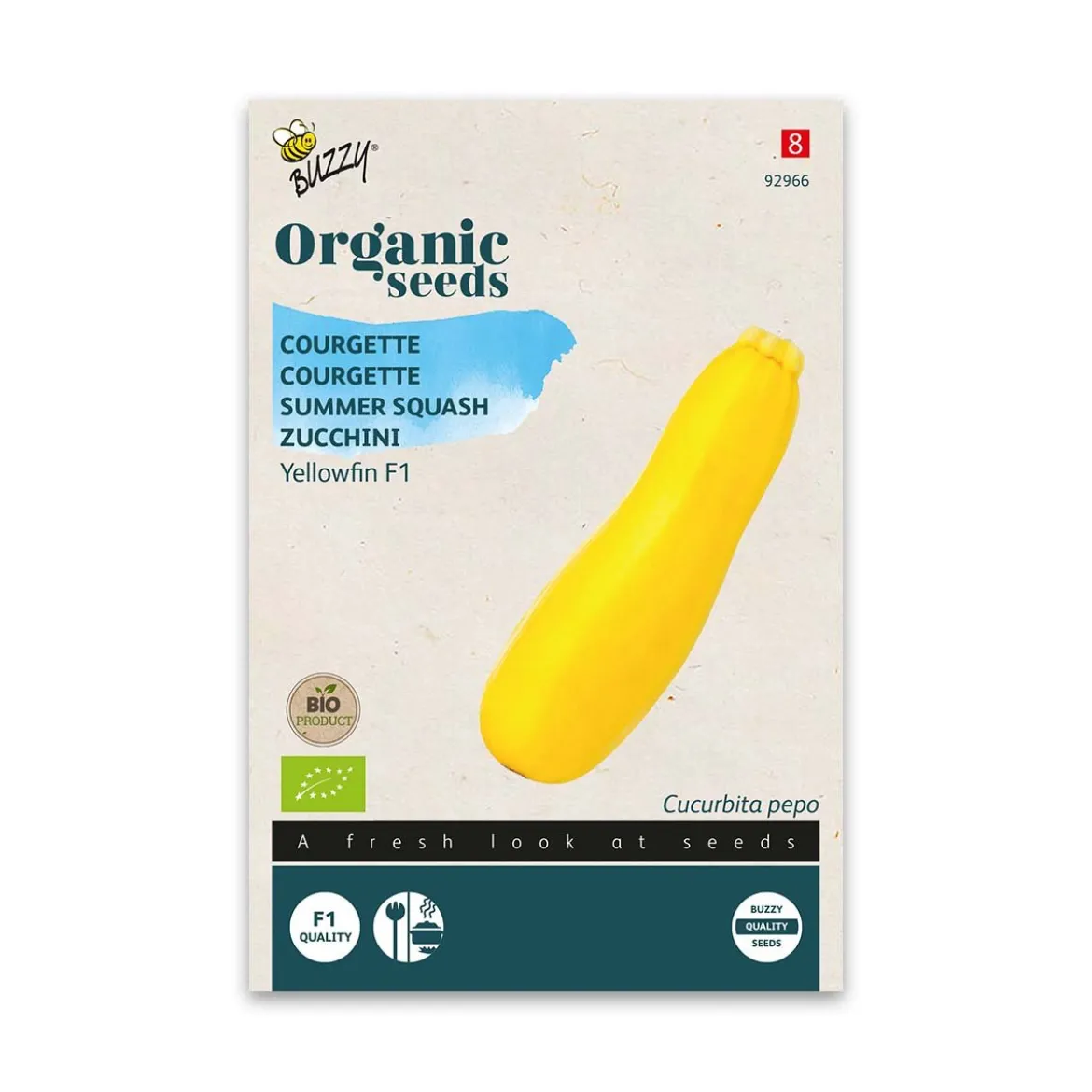 Økologisk squash frø, Yellowfin F1