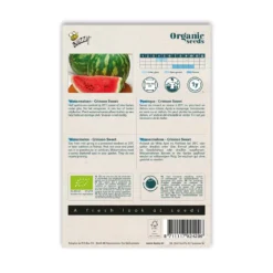 Økologisk Vandmelons frø, Crimson Sweet