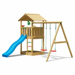 Legetårn Jungle Gym Casa 2.1, m/2-Swing Module 220 ekskl. rutschebane