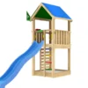 Legetårn Jungle Gym Lodge 2.1 inkl. blå rutschebane