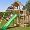 Legetårn Jungle Gym Mansion 2.1 m/2-Swing Module 220 ekskl. rutsjebane