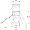 Legetårn Jungle Gym Mansion 2.1 m/2-Swing Module 220 og blå rutsjebane