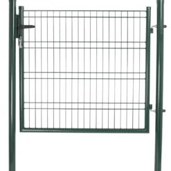 Låge for panelhegn 103 x 118 cm, grøn