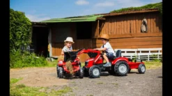 Massey Ferguson pedaltraktor inkl. vogn