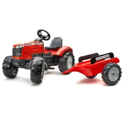 Massey Ferguson pedaltraktor inkl. vogn