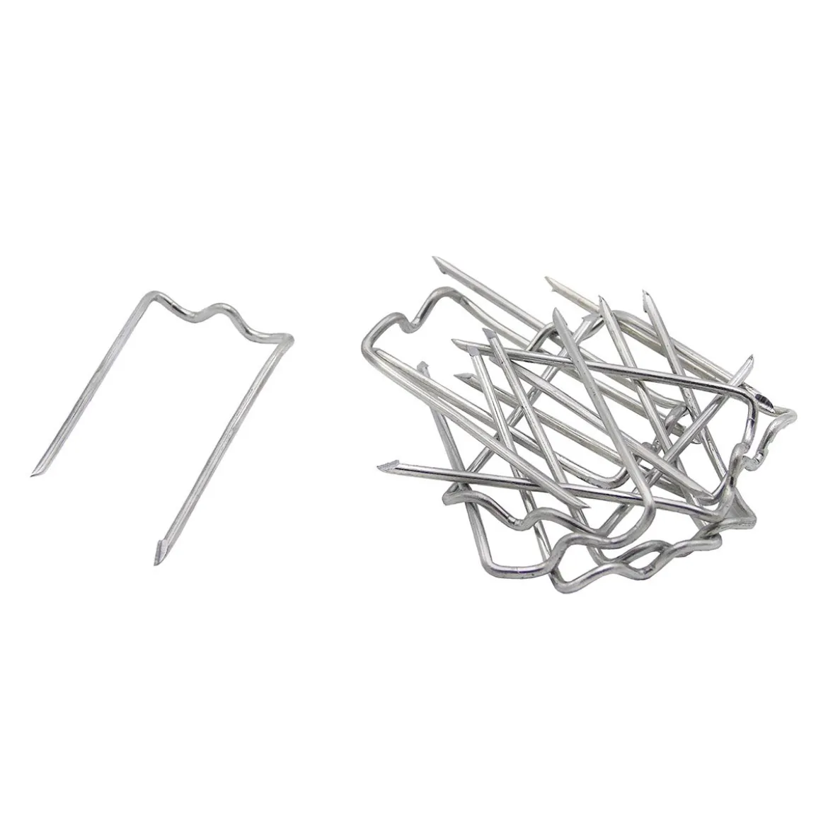 Metalclips til plantestøtte - 10 stk