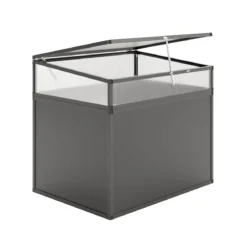 Mistbænk-overdel til KGT højbed 130, antracitgrå, 121 x 91 x 32 cm