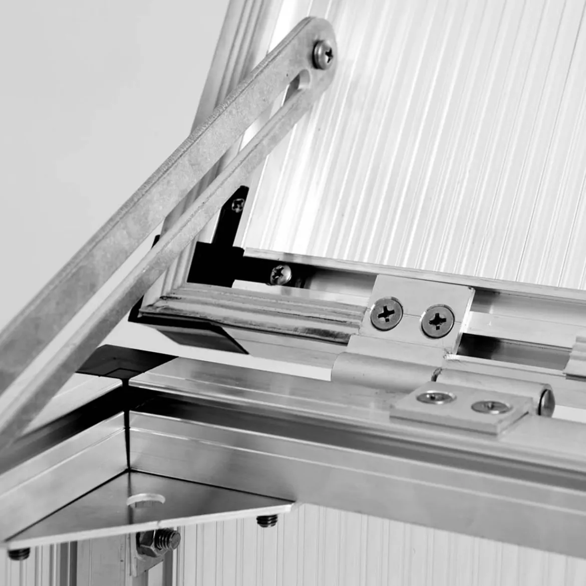 Mistbænk-overdel til KGT højbed 130, aluminium, 121 x 91 x 32 cm