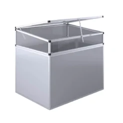 Mistbænk-overdel til KGT højbed 130, aluminium, 121 x 91 x 32 cm