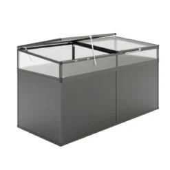 Mistbænk-overdel til KGT højbed 210, antracitgrå, 205 x 91 x 32 cm