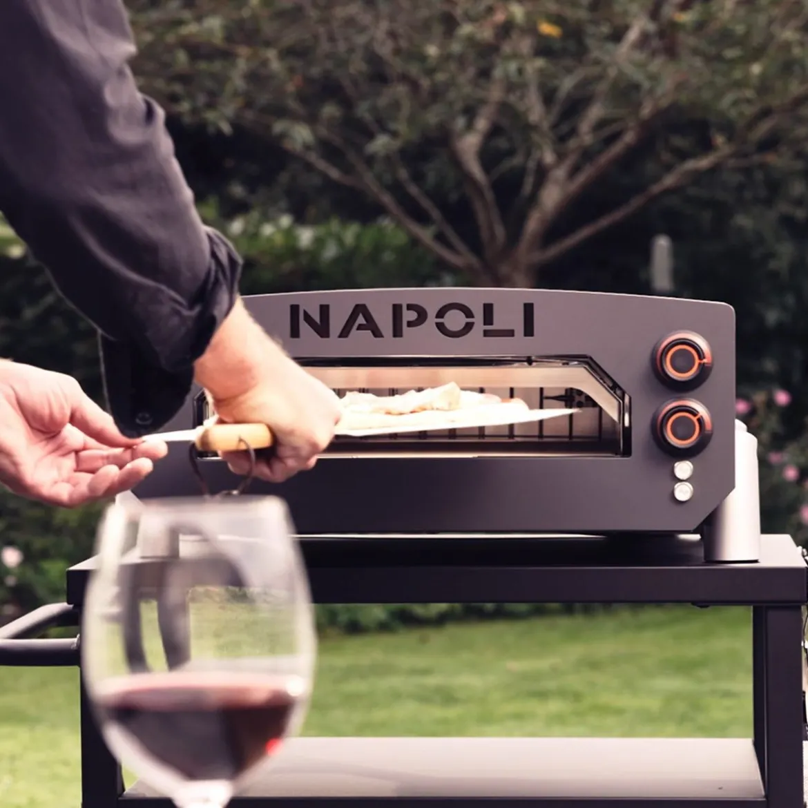 NAPOLI Elektrisk Pizzaovn 13" 2000W
