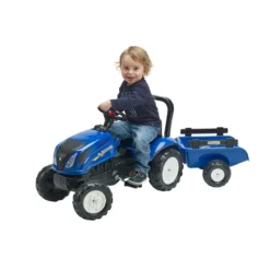 New Holland pedaltraktor inkl. vogn