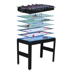 NORDIC Games multi spillebord 12-i-1 90x50x124 cm