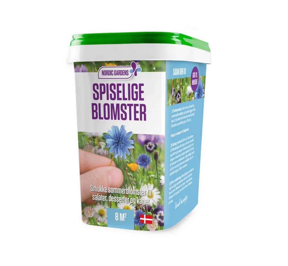 Nordic Gardens blomsterblanding - Spiselige Blomster 8 m2