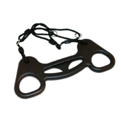 NORDIC PLAY Active trapezgynge, sort med sort reb