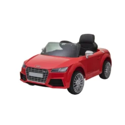 NORDIC PLAY Speed elbil Audi TTS Roadster 12V med EVA hjul, rød