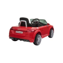 NORDIC PLAY Speed elbil Audi TTS Roadster 12V med EVA hjul, rød