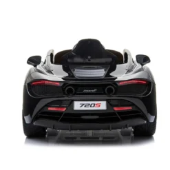 NORDIC PLAY Speed elbil McLaren 720S 12V, med EVA hjul og lædersæde, sort