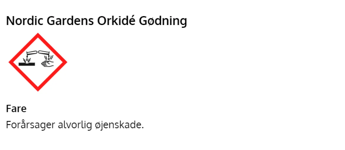 Orkidé Gødning - 300 ml