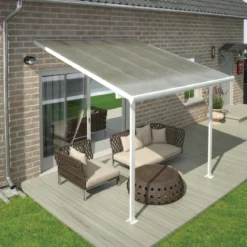 Palram - Canopia Feria terrasseoverdækning 9 m2, hvid