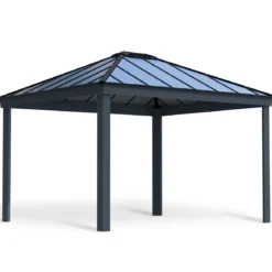 Palram - Canopia havepavillon Dallas 4,2 x 4,8 meter antracitgrå