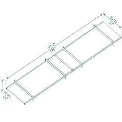 Palram - Canopia Nancy 4100 dørbaldakin