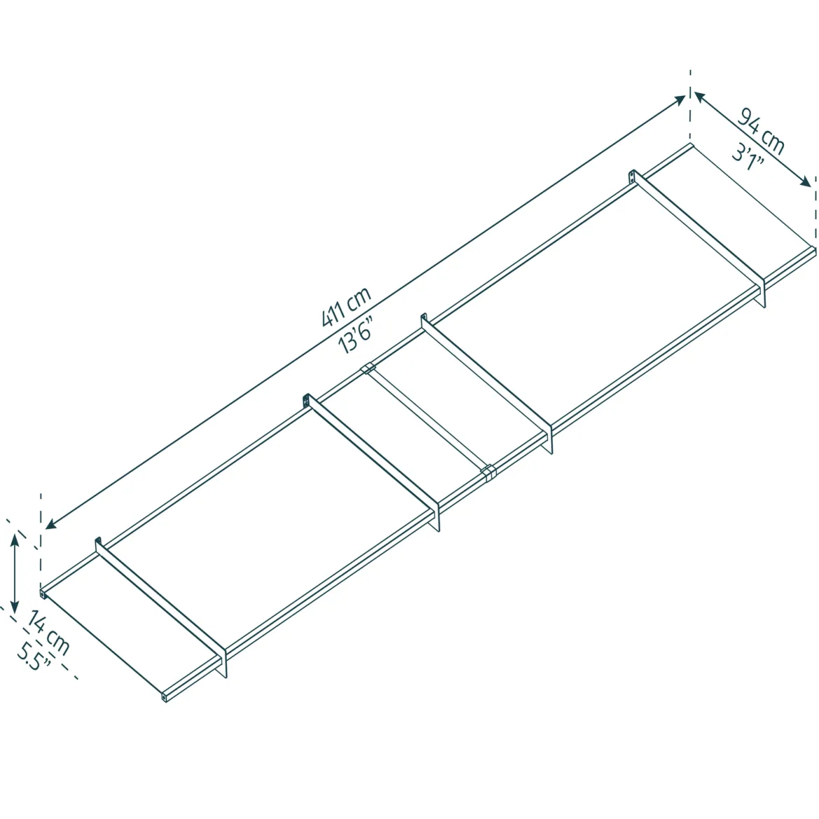 Palram - Canopia Nancy 4100 dørbaldakin