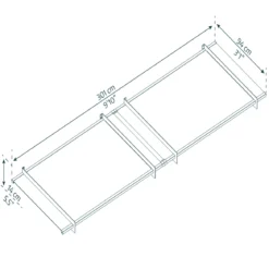 Palram - Canopia Nancy 3000 dørbaldakin