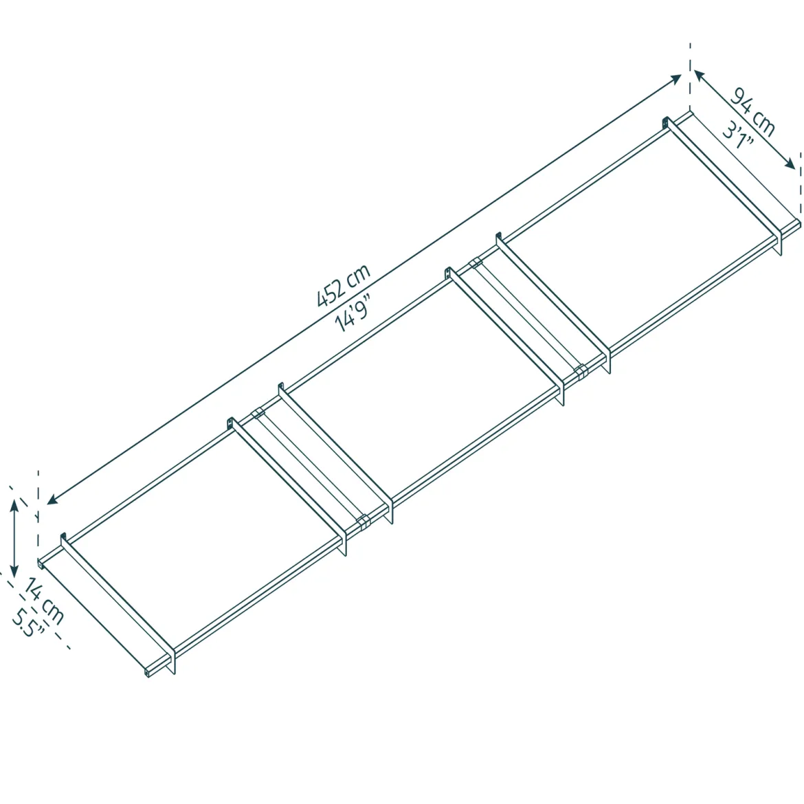 Palram - Canopia Nancy 4500 dørbaldakin