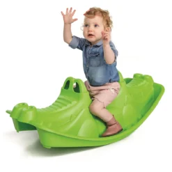 Plastvippe krokodille, grøn PARADISO TOYS